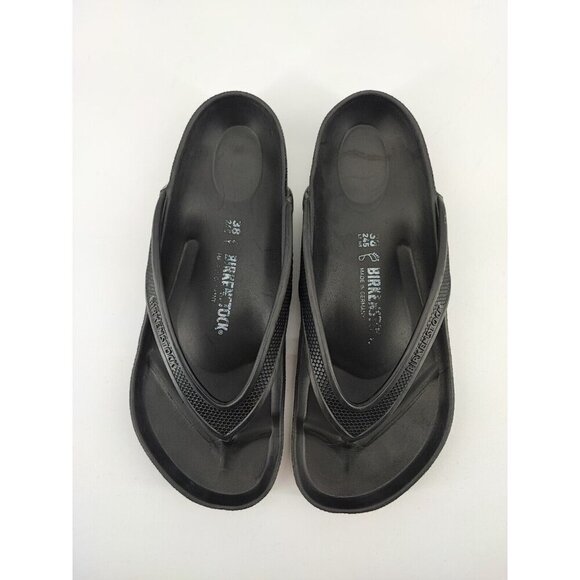 Birkenstock Women's Honolulu Black Eva Thong Sandals Size 38EU 7US - Picture 4 of 8